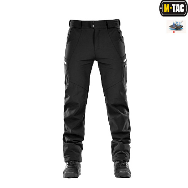 M-Tac Soft Shell Winter Pants Black