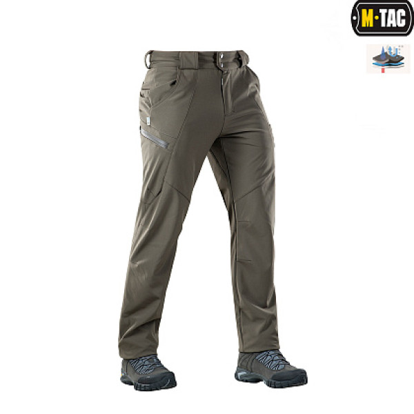 M-Tac Soft Shell Winter Pants Olive