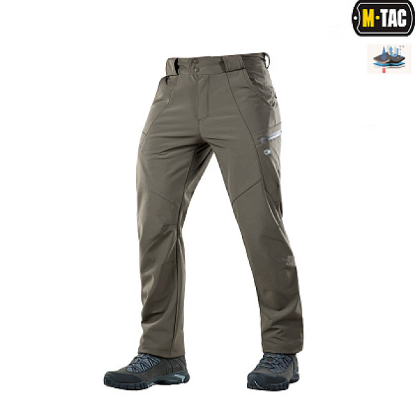 M-Tac Soft Shell Winter Pants Olive