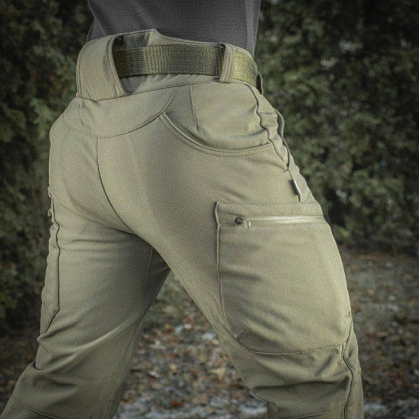 M-Tac Soft Shell Winter Pants Olive