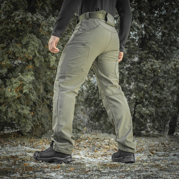 M-Tac Soft Shell Winter Pants Olive