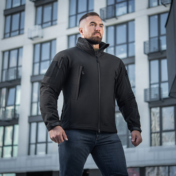 M-Tac Soft Shell Jacket. Black