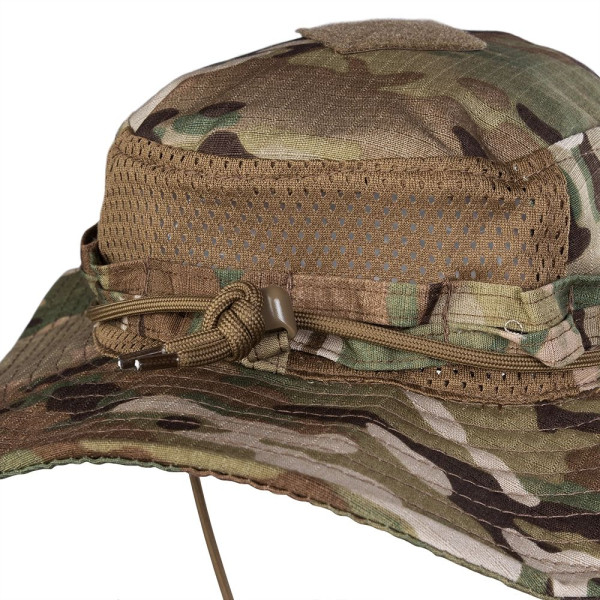 Panama Hat with Wide Brim Multicam