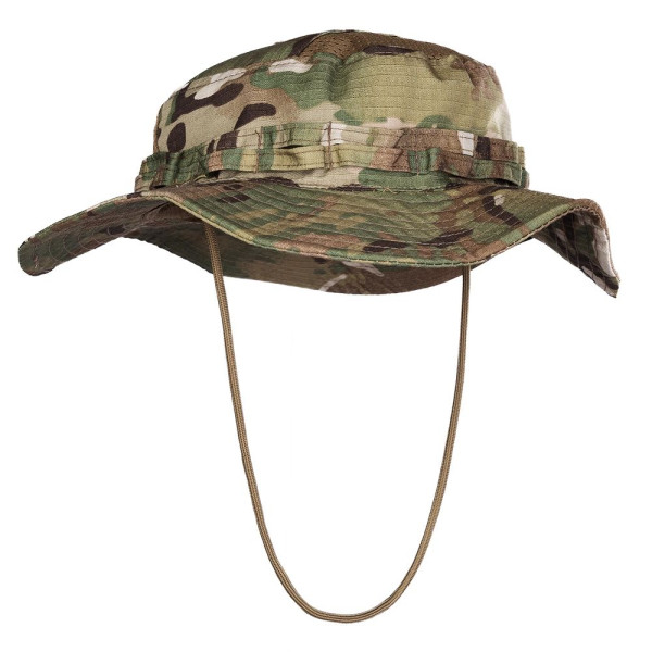 Panama Hat with Wide Brim Multicam