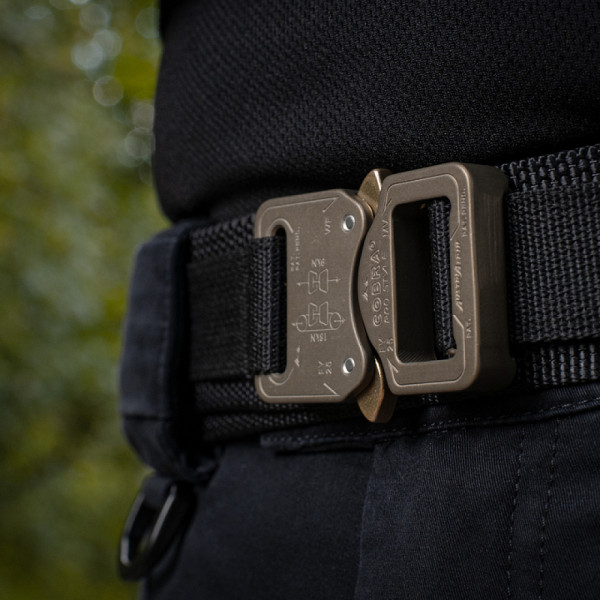 Cobra Buckle Tactical Belt M-Tac. Size M/L. Black