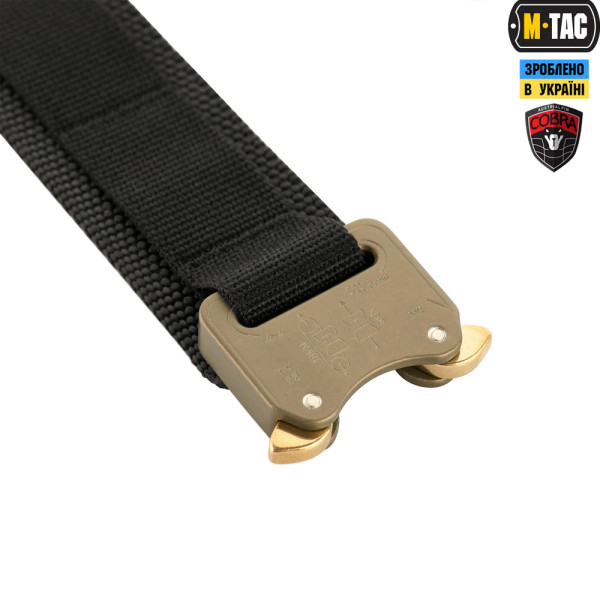Cobra Buckle Tactical Belt M-Tac. Size XL/2XL. Black