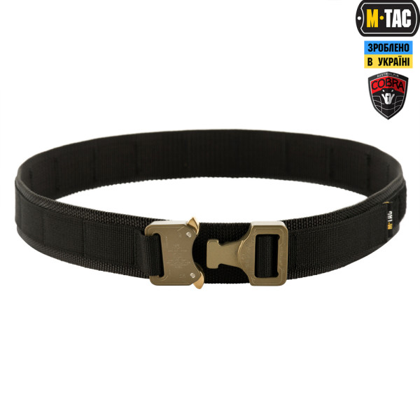 Cobra Buckle Tactical Belt M-Tac. Size XL/2XL. Black