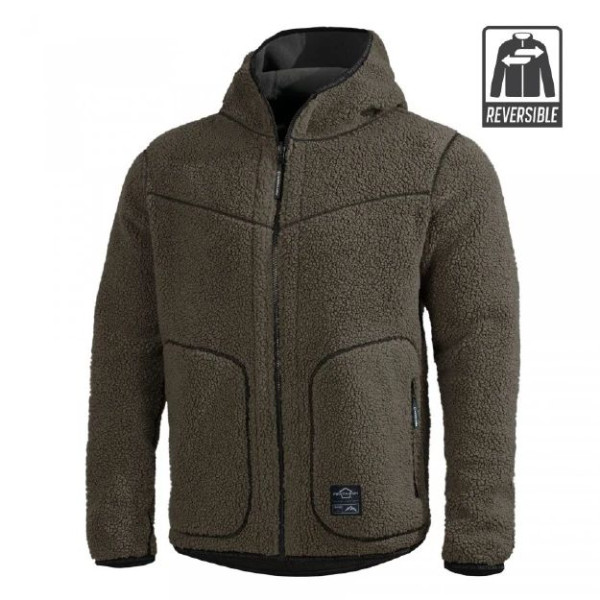 Pentagon IANOS SHERPA 2-IN-1 Fleece Jacket-Sweater, Olive