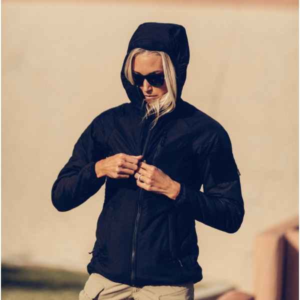 Women's Helikon Wolfhound Hoodie Jacket. Black