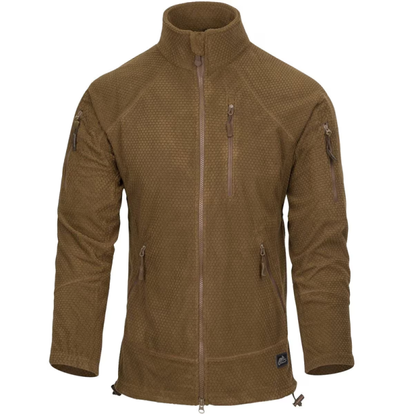 Fleece Jacket Helikon AlphaTactical. Coyote