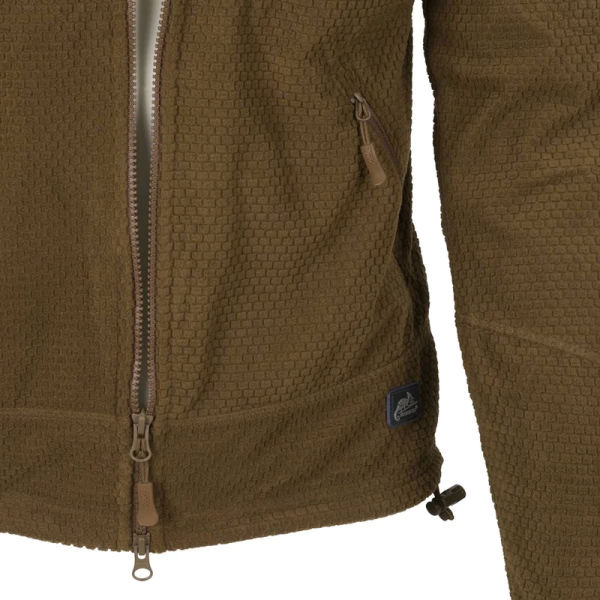 Fleece Jacket Helikon AlphaTactical. Coyote