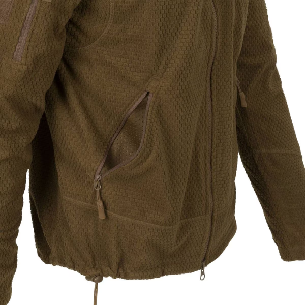 Fleece Jacket Helikon AlphaTactical. Coyote