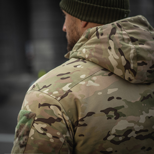 M-Tac MA-1 Hooded Military Primaloft Winter Jacket. Multicam