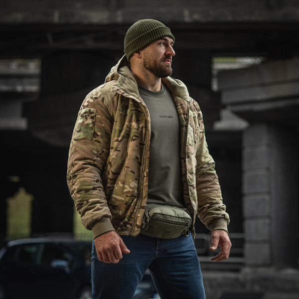 M-Tac MA-1 Hooded Military Primaloft Winter Jacket. Multicam