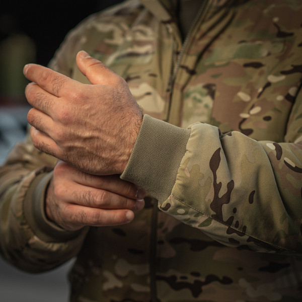 M-Tac MA-1 Hooded Military Primaloft Winter Jacket. Multicam