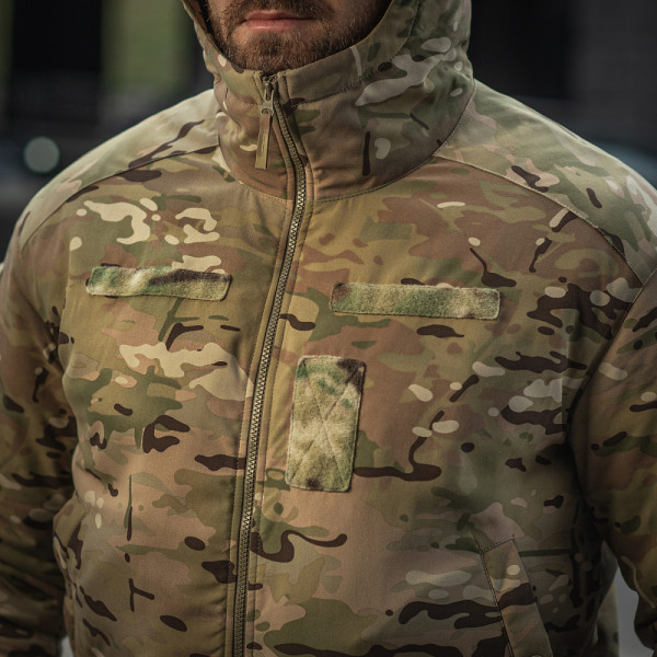 M-Tac MA-1 Hooded Military Primaloft Winter Jacket. Multicam