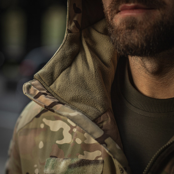 M-Tac MA-1 Hooded Military Primaloft Winter Jacket. Multicam