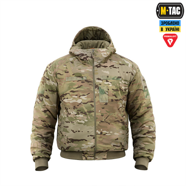 M-Tac MA-1 Hooded Military Primaloft Winter Jacket. Multicam