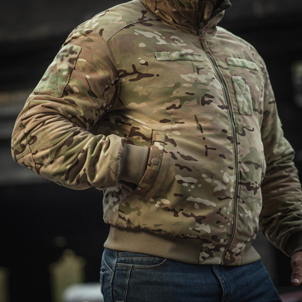 M-Tac MA-1 Hooded Military Primaloft Winter Jacket. Multicam