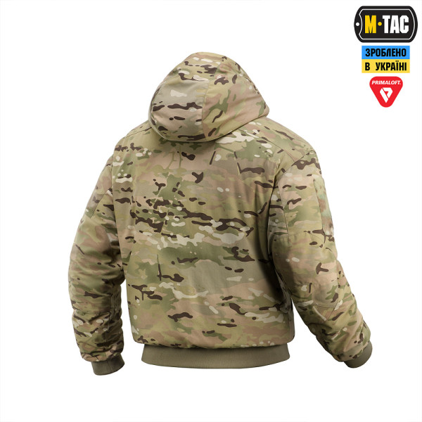 M-Tac MA-1 Hooded Military Primaloft Winter Jacket. Multicam
