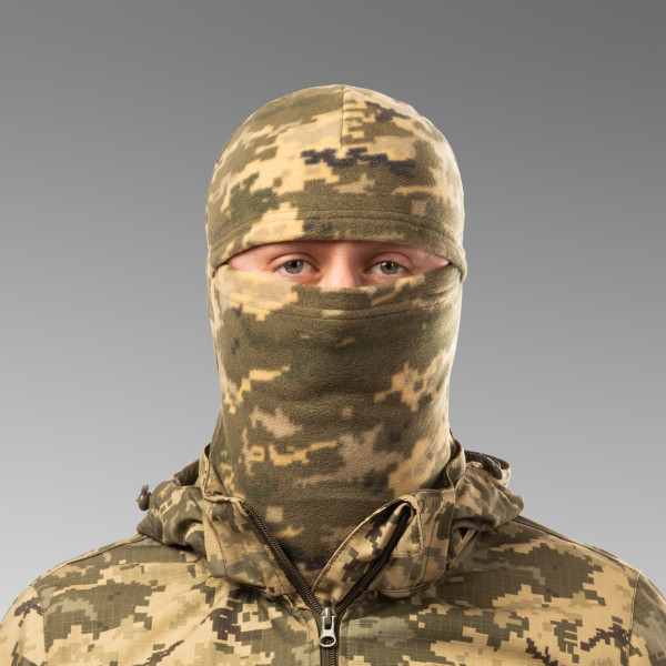 Fleece Balaclava. Pixel