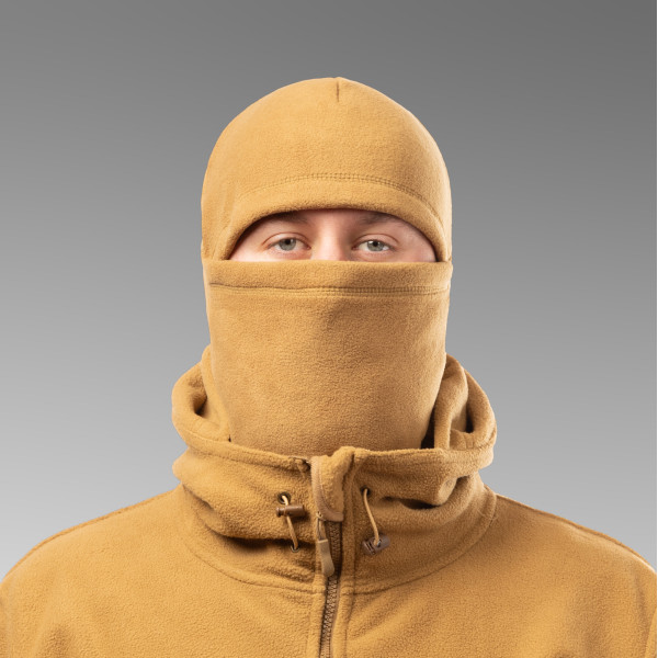 Fleece Balaclava. Coyote