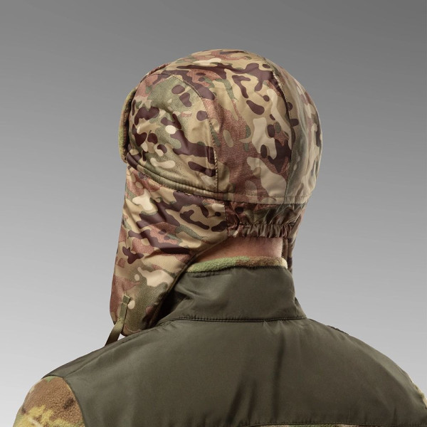 Earflap Hat, Waterproof-Fleece. Multicam