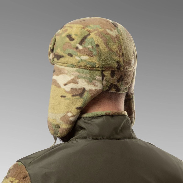 Fleece Ushanka Hat. Multicam