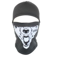 Fleece Balaclava Pancer Wolf. Black