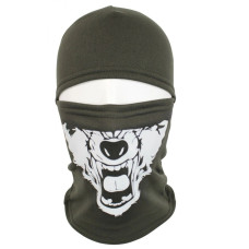 Fleece Balaclava Pancer Wolf. Olive