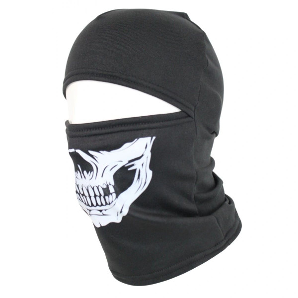 Fleece Balaclava Pancer Skull. Black