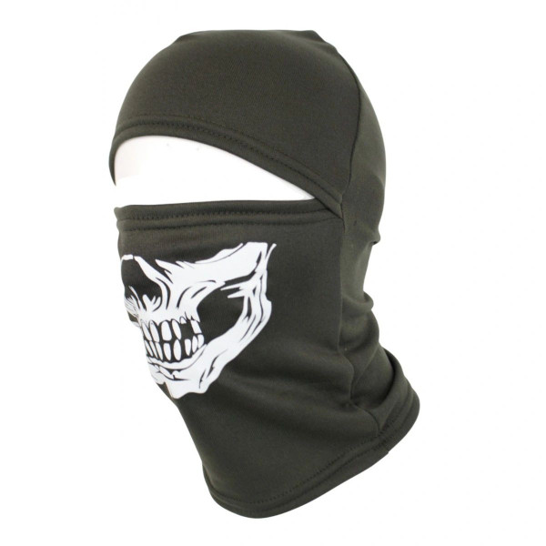 Fleece Balaclava Pancer Skull. Olive