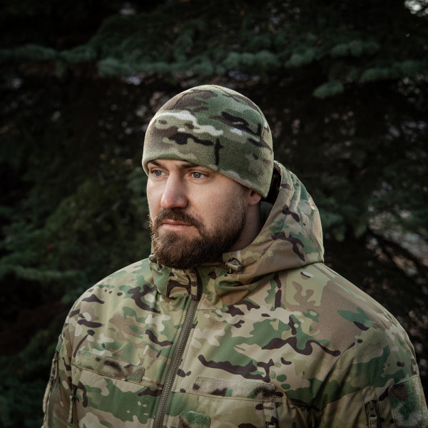 M-Tac Fleece Watch Cap Elite from Slimtex. Multicam