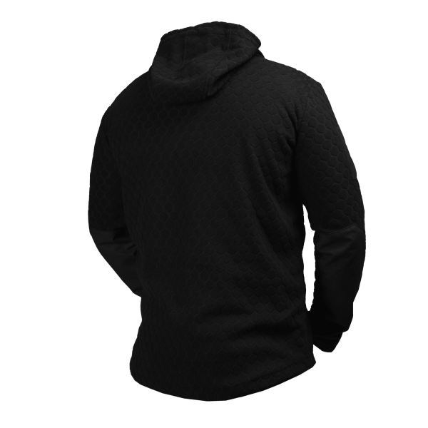 Global Ballistics Fleece Jacket HexaGon. Black