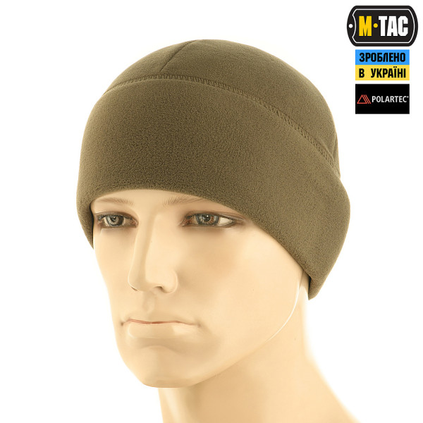 M-Tac Watch Cap Polartec Fleece Hat. Brown