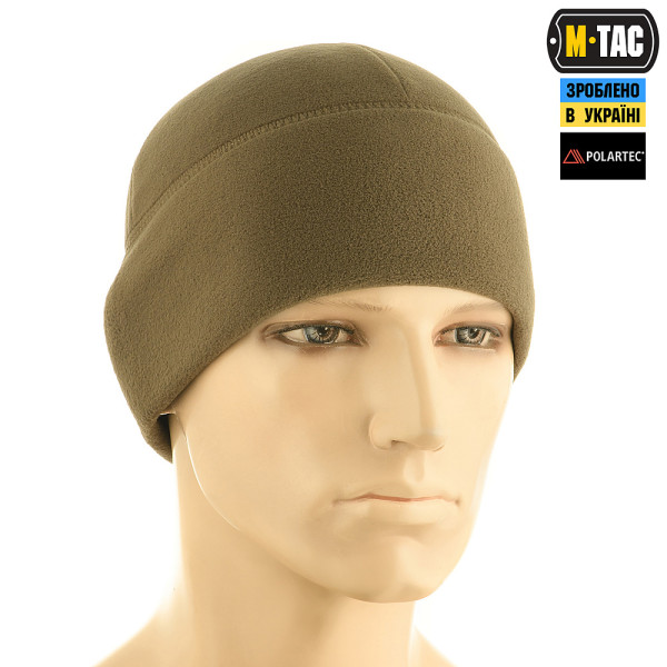 M-Tac Watch Cap Polartec Fleece Hat. Brown