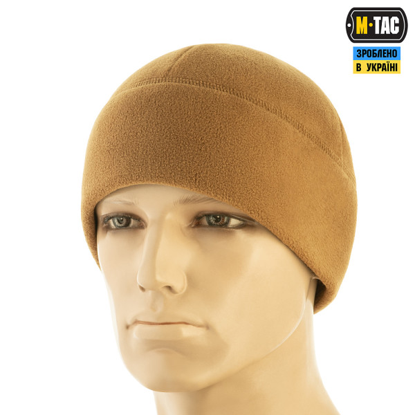 M-Tac Watch Cap Elite Fleece Hat from Slimtex. Coyote