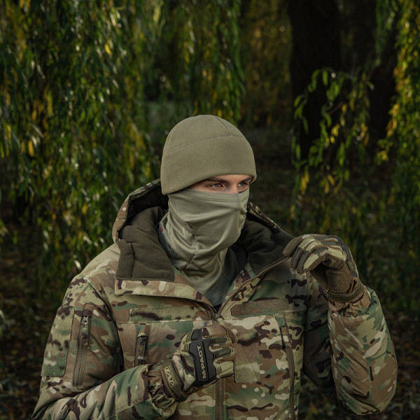 M-Tac Watch Cap Elite Fleece Hat from Slimtex. Brown