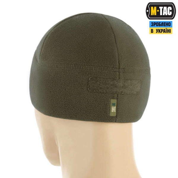 M-Tac Watch Cap Elite Fleece Hat with Velcro. Dark Olive