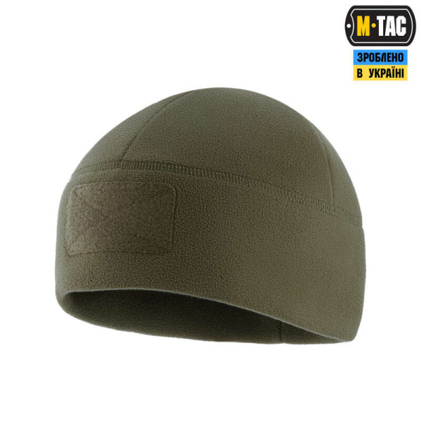 M-Tac Watch Cap Elite Fleece Hat with Velcro. Dark Olive