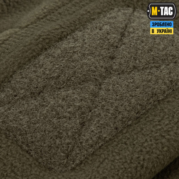 M-Tac Watch Cap Elite Fleece Hat with Velcro. Dark Olive