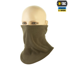 Fleece Buff, M-Tac Elite Fleece Anatomical Scarf with Drawstring. Olive
