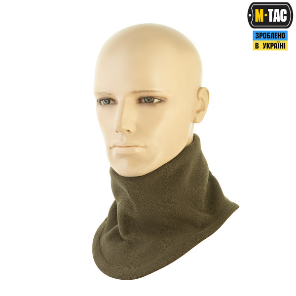 Fleece Buff, M-Tac Elite Fleece Anatomical Scarf with Drawstring. Olive