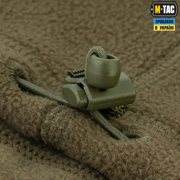 Fleece Buff, M-Tac Elite Fleece Anatomical Scarf with Drawstring. Olive