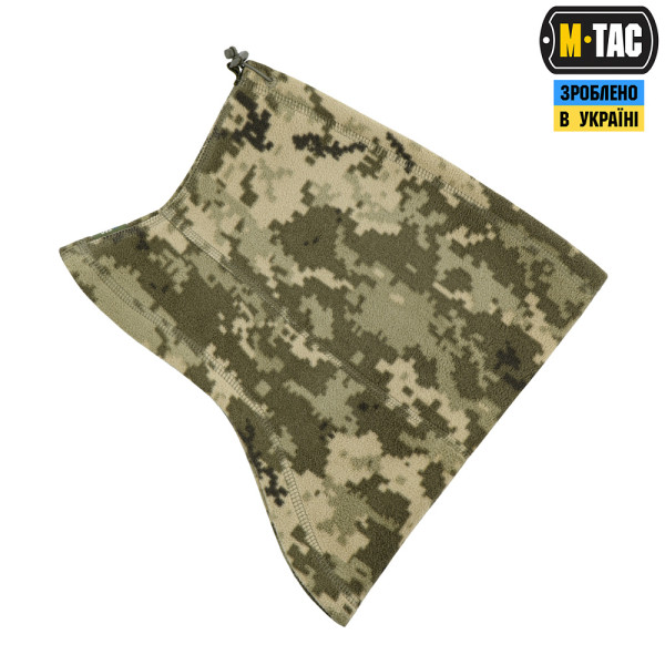 Fleece Buff, M-Tac Elite Fleece Anatomical Scarf with Drawstring. Pixel