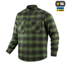 M-Tac Lumberjack Checkered Cotton Shirt. Olive
