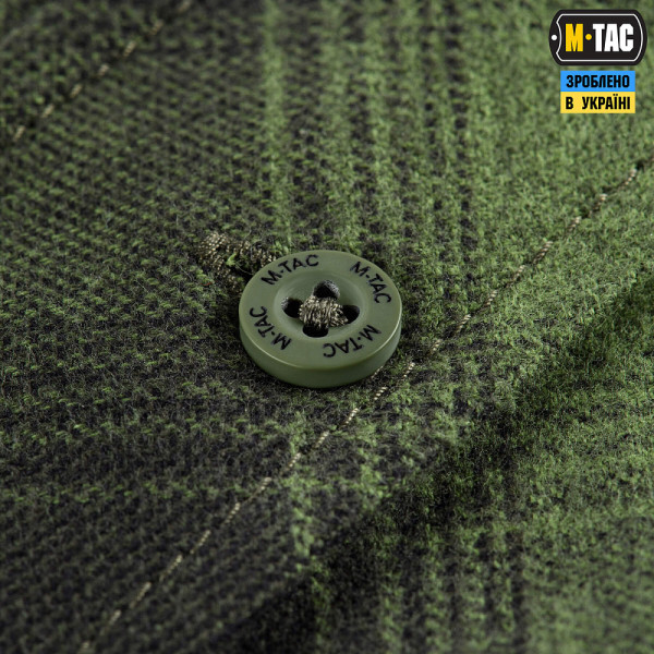 M-Tac Lumberjack Checkered Cotton Shirt. Olive