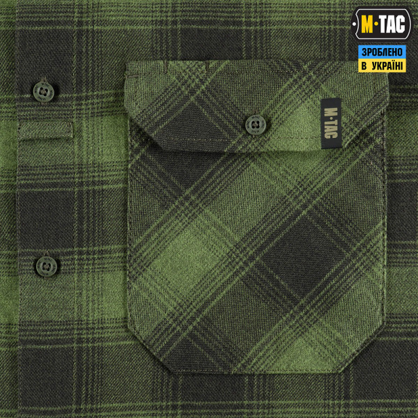 M-Tac Lumberjack Checkered Cotton Shirt. Olive