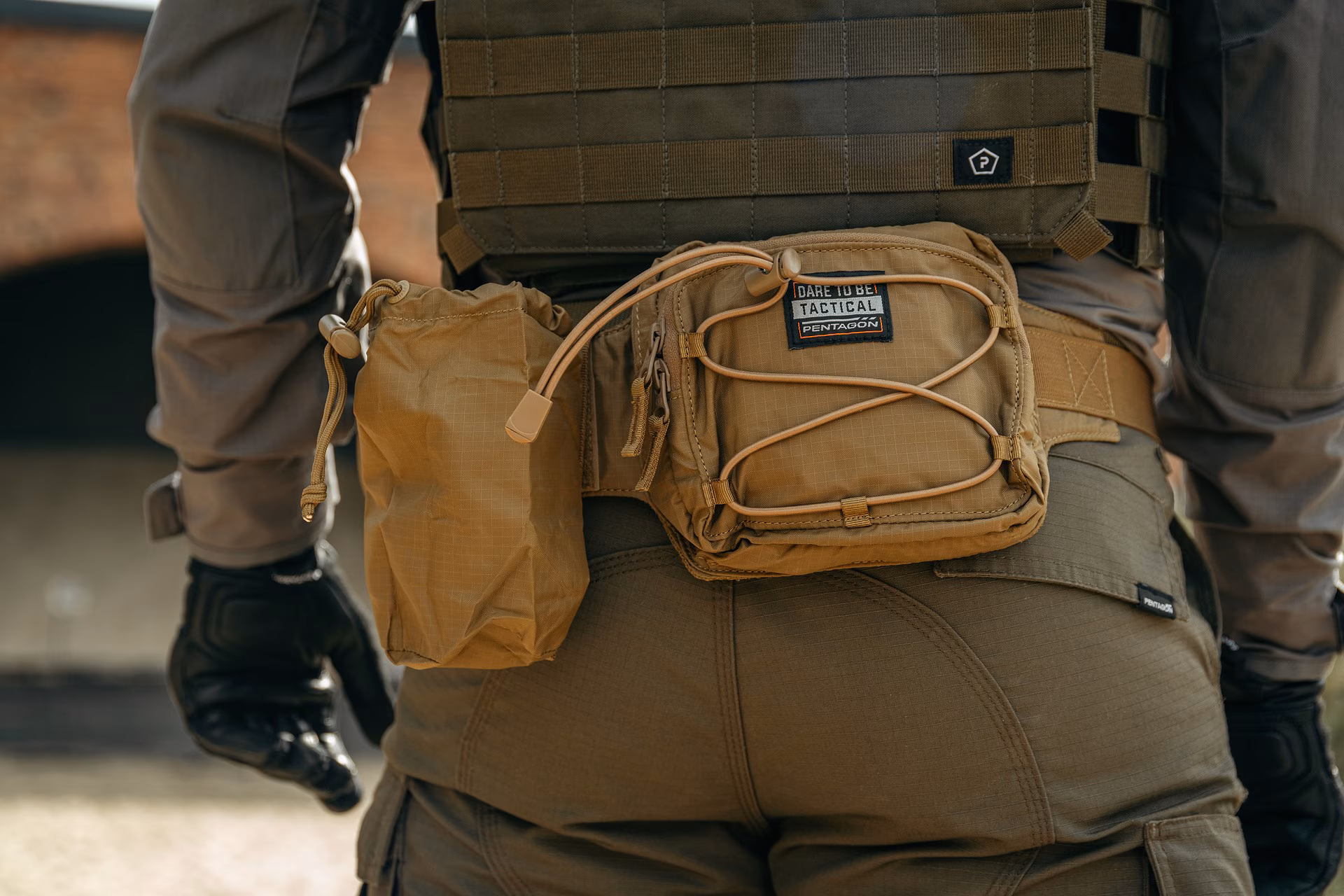 Pentagon Alissos Tactical Belt with Pouches, Coyote