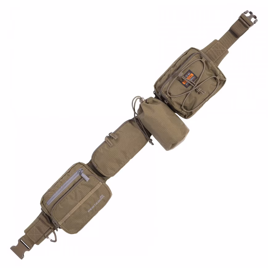 Pentagon Alissos Tactical Belt with Pouches, Coyote